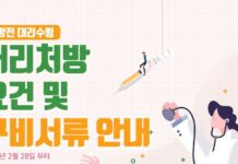 대리처방 요건 및 구비서류 안내